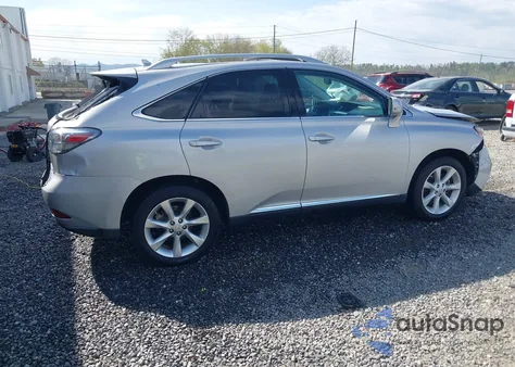 2010 Lexus Rx 350 z USA, uszkodzony, nr VIN 2T2BK1BA3AC011561